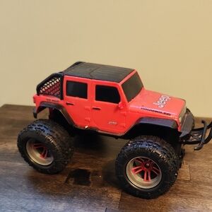 Jeep Off-Road Red and Black Toy Truck New Bright